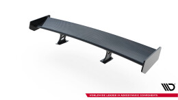 Carbon Heck Spoiler Heckflügel Standfuß Innen für Audi A5 Coupe 8T