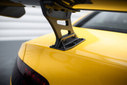 Carbon Heck Spoiler Heckflügel Standfuß Innen + LED passend für Audi A5 Coupe 8T