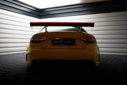 Carbon Heck Spoiler Heckflügel Standfuß Innen + LED passend für Audi A5 Coupe 8T