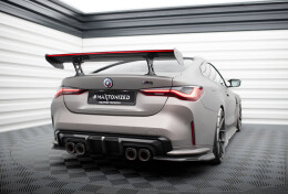 Carbon Heck Spoiler Heckflügel Standfuß Innen + LED passend für BMW M4 G82 / M440i G22 / 4 M-Paket G22