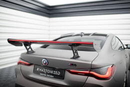 Carbon Heck Spoiler Heckflügel Standfuß Innen + LED passend für BMW M4 G82 / M440i G22 / 4 M-Paket G22