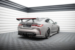 Carbon Heck Spoiler Heckflügel Standfuß Innen + LED passend für BMW M4 G82 / M440i G22 / 4 M-Paket G22