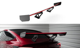 Carbon Heck Spoiler Heckflügel + LED für Tesla...