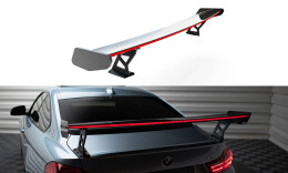 Carbon Heck Spoiler Heckflügel Standfuß Außen + LED passend für BMW 4er F32 / 4 F32 M-Paket Coupe