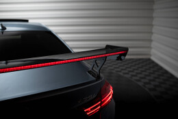 Carbon Heck Spoiler Heckflügel Standfuß Außen + LED passend für BMW 4er F32 / 4 F32 M-Paket Coupe