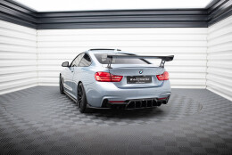 Carbon Heck Spoiler Heckflügel Standfuß Außen passend für BMW 4er F32 / 4 F32 M-Paket Coupe