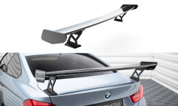 Carbon Spoiler With External Brackets Uprights  BMW 4er...