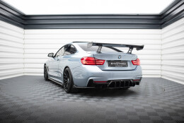 Carbon Spoiler With Internal Brackets Uprights  BMW 4er F32 / 4 F32 M-Paket Coupe