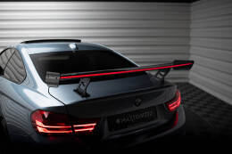 Carbon Heck Spoiler Heckflügel Standfuß Innen + LED für BMW 4er F32 / 4 F32 M-Paket Coupe