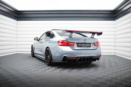 Carbon Heck Spoiler Heckflügel Standfuß Innen + LED für BMW 4er F32 / 4 F32 M-Paket Coupe