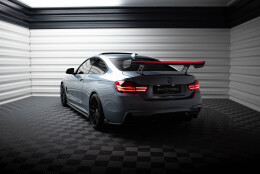 Carbon Heck Spoiler Heckflügel Standfuß Innen + LED passend für BMW 4er F32 / 4 F32 M-Paket Coupe