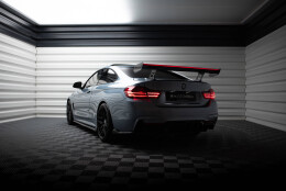 Carbon Heck Spoiler Heckflügel Standfuß Innen + LED passend für BMW 4er F32 / 4 F32 M-Paket Coupe