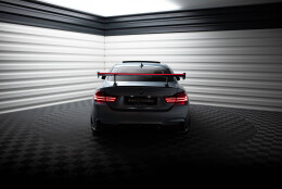 Carbon Heck Spoiler Heckflügel Standfuß Innen + LED passend für BMW 4er F32 / 4 F32 M-Paket Coupe