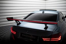 Carbon Heck Spoiler Heckflügel Standfuß Innen + LED passend für BMW 4er F32 / 4 F32 M-Paket Coupe