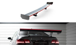 Carbon Heck Spoiler Heckflügel Standfuß Innen + LED passend für BMW 3er / M3 Coupe E92