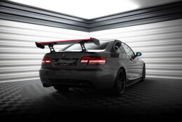 Carbon Heck Spoiler Heckflügel Standfuß Innen + LED passend für BMW 3er / M3 Coupe E92