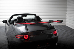 Carbon Heck Spoiler Heckflügel mit Schwan Halterung + LED für Mazda MX-5 ND (Mk4)