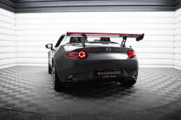 Carbon Heck Spoiler Heckflügel Standfuß Innen + LED für Mazda MX-5 ND (Mk4)