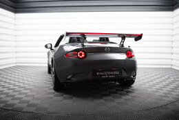 Carbon Heck Spoiler Heckflügel Standfuß Innen + LED passend für Mazda MX-5 ND (Mk4)