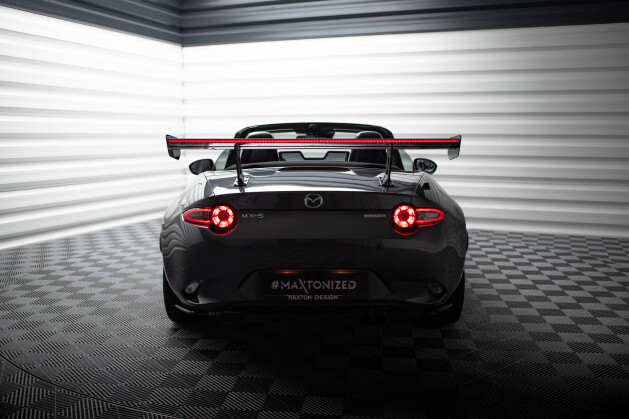 Carbon Heck Spoiler Heckflügel JDM Style + LED für Mazda MX-5 ND (Mk4)