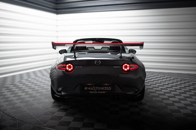 Carbon Heck Spoiler Heckflügel JDM Style + LED passend für Mazda MX-5 ND (Mk4)