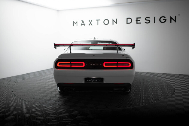 Carbon Heck Spoiler Heckflügel + LED für Dodge Challenger Mk3