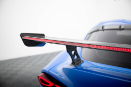 Carbon Heck Spoiler Heckflügel Standfuß Außen + LED passend für Toyota Supra Mk5