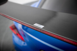 Carbon Heck Spoiler Heckflügel Standfuß Außen + LED passend für Toyota Supra Mk5