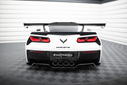 Carbon Spoiler With Internal Brackets Uprights  Chevrolet Corvette Stingray / Grand Sport C7