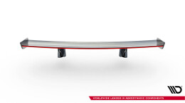 Carbon Heck Spoiler Heckflügel Standfuß Innen + LED passend für Chevrolet Corvette Stingray / Grand Sport C7