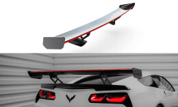 Carbon Heck Spoiler Heckflügel Standfuß Innen + LED passend für Chevrolet Corvette Stingray / Grand Sport C7