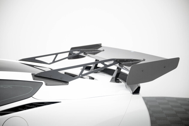 Carbon Heck Spoiler Heckflügel mit Schwan Halterung passend für Chevrolet Corvette Stingray / Grand Sport C7