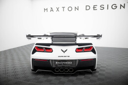 Carbon Heck Spoiler Heckflügel mit Schwan Halterung passend für Chevrolet Corvette Stingray / Grand Sport C7