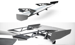 Carbon Heck Spoiler Heckflügel mit Schwan Halterung passend für Chevrolet Corvette Stingray / Grand Sport C7