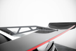 Carbon Heck Spoiler Heckflügel mit Schwan Halterung + LED passend für Chevrolet Corvette Stingray / Grand Sport C7
