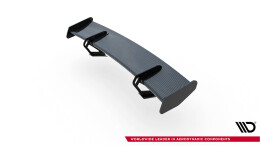 Carbon Heck Spoiler Heckflügel mit Schwan Halterung V.1 passend für Porsche 718 Cayman 982c