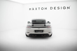 Carbon Heck Spoiler Heckflügel mit Schwan Halterung V.1 passend für Porsche 718 Cayman 982c