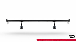 Carbon Heck Spoiler Heckflügel mit Schwan Halterung V.2 passend für Porsche 718 Cayman 982c