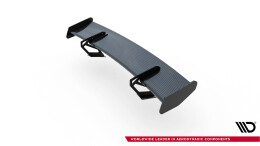 Carbon Heck Spoiler Heckflügel mit Schwan Halterung V.2 passend für Porsche 718 Cayman 982c