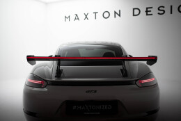 Carbon Spoiler With Upper Swan Mounting V.2 + LED Porsche...