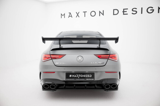 Carbon Heck Spoiler Heckflügel Standfuß Innen für Mercedes-Benz CLA Coupe C118 / C118 Facelift