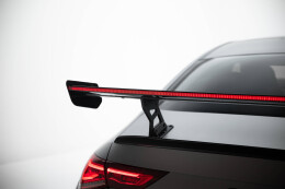 Carbon Heck Spoiler Heckflügel Standfuß Innen + LED für Mercedes-Benz CLA Coupe C118 / C118 Facelift