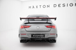 Carbon Heck Spoiler Heckflügel Standfuß Innen + LED für Mercedes-Benz CLA Coupe C118 / C118 Facelift