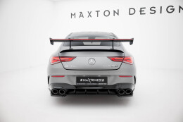 Carbon Heck Spoiler Heckflügel mit Schwan Halterung + LED passend für Mercedes CLA Coupe C118 / C118 FL