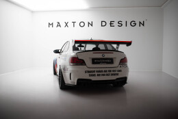 Carbon Heck Spoiler Heckflügel Standfuß Innen V.1 + LED passend für BMW 1er M E82