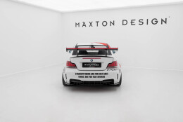 Carbon Heck Spoiler Heckflügel Standfuß Innen V.1 + LED passend für BMW 1er M E82