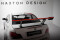 Carbon Heck Spoiler Heckflügel Standfuß Innen V.1 + LED passend für BMW 1er M E82