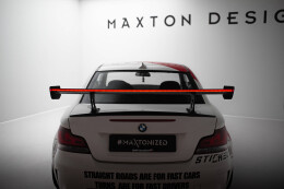 Carbon Heck Spoiler Heckflügel Standfuß Innen V.2 + LED für BMW 1er M E82