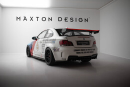 Carbon Heck Spoiler Heckflügel Standfuß Innen V.2 + LED passend für BMW 1er M E82