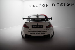 Carbon Heck Spoiler Heckflügel Standfuß Innen V.2 + LED passend für BMW 1er M E82